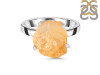 Citrine Rough Ring-R-Size-6 CIT-2-5