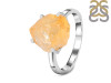 Citrine Rough Ring-R-Size-6 CIT-2-5