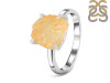 Citrine Rough Ring-R-Size-10 CIT-2-56