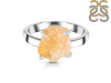Citrine Rough Ring-R-Size-9 CIT-2-58