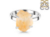 Citrine Rough Ring-R-Size-10 CIT-2-67