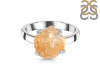 Citrine Rough Ring-R-Size-8 CIT-2-69