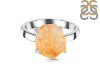 Citrine Rough Ring-R-Size-6 CIT-2-71