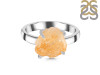 Citrine Rough Ring-R-Size-6 CIT-2-75