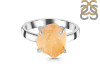 Citrine Rough Ring-R-Size-9 CIT-2-77