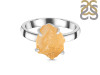 Citrine Rough Ring-R-Size-8 CIT-2-79