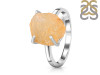 Citrine Rough Ring-R-Size-7 CIT-2-83