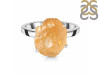 Citrine Rough Ring-R-Size-8 CIT-2-85