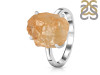 Citrine Rough Ring-R-Size-8 CIT-2-85