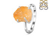 Citrine Rough Ring-R-Size-6 CIT-2-9