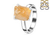 Citrine Rough Ring-R-Size-7 CIT-2-99