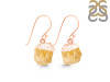 Citrine Raw Crystal Earring CIT-RCYE-1