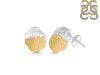 Citrine Raw Crystal Stud Earring CIT-RCYE-2