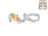 Citrine & White Topaz Alphabet Z Pendant CIT-RDA-104.