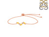 Citrine & White Topaz Bracelet With Adjustable Camera Lock CIT-RDB-143.