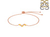 Citrine & White Topaz Bracelet With Adjustable Camera Lock CIT-RDB-143.