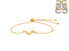 Citrine & White Topaz Bracelet With Adjustable Camera Lock CIT-RDB-143.