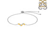 Citrine & White Topaz Bracelet With Adjustable Camera Lock CIT-RDB-143.