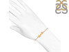 Citrine & White Topaz Bracelet With Adjustable Camera Lock CIT-RDB-145.