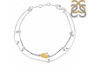 Citrine  Raw Crystal & White Topaz Bracelet CIT-RDB-168.