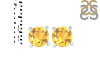 Citrine Stud Earring CIT-RDE-1023.