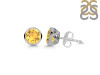 Citrine Stud Earring CIT-RDE-1254.