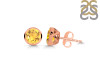 Citrine Stud Earring CIT-RDE-1254.