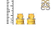 Citrine Stud Earring CIT-RDE-1267.