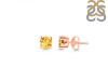 Citrine Stud Earring CIT-RDE-1321.