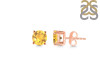Citrine Stud Earring CIT-RDE-1353.
