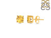 Citrine Stud Earring CIT-RDE-1353.