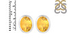 Citrine Stud Earring CIT-RDE-1376.