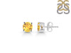 Citrine Stud Earring CIT-RDE-1435.