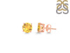 Citrine Stud Earring CIT-RDE-1436.