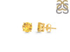 Citrine Stud Earring CIT-RDE-1436.