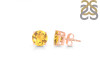 Citrine Stud Earring CIT-RDE-1437.