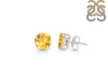 Citrine Stud Earring CIT-RDE-1437.