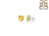 Citrine Stud Earring CIT-RDE-1438.