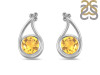 Citrine Stud Earring CIT-RDE-19.