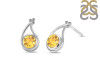 Citrine Stud Earring CIT-RDE-19.