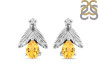 Citrine Stud Earring CIT-RDE-30.
