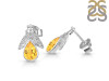 Citrine Stud Earring CIT-RDE-33.