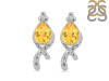 Citrine Stud Earring CIT-RDE-36.