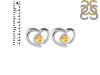 Citrine Stud Earring CIT-RDE-610.