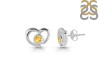 Citrine Stud Earring CIT-RDE-610.