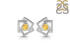 Citrine Stud Earring CIT-RDE-627.