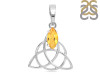 Citrine Triquetra Pendant CIT-RDN-161.
