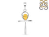 Citrine Ankh Pendant CIT-RDN-168.