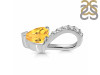 Citrine & White Topaz Pendant CIT-RDP-540.