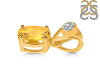 Citrine Pendant CIT-RDP-551-V-LOOP.